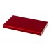 Pep 4000 mAh Type-C recycled aluminium power bank, Red