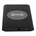 Juice type-C draadloze powerbank van 4000 mAh van gerecycled aluminium, Zwart