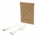 Citala 30 cm 5-in-1 Kabel aus recyceltem Kunststoff für Datenübertragung und 27W Schnellladung, weiss