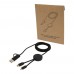 Citala 150 cm 5-in-1 Kabel aus recyceltem Kunststoff für Datenübertragung und 27W Schnellladung, schwarz