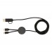 Citala 150 cm 5-in-1 Kabel aus recyceltem Kunststoff für Datenübertragung und 27W Schnellladung, schwarz