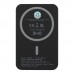 Acrab 10.000 mAh 15W magnetic wireless power bank with 20W PD - made from recycled plastic, Black
