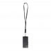 Franz 5 in 1 Lanyard Kabel aus recyceltem Kunststoff für Smartphones mit integrierter Datensynchronisierung und 65 W Schnellladefunktion, schwarz