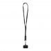 Franz 5 in 1 Lanyard Kabel aus recyceltem Kunststoff für Smartphones mit integrierter Datensynchronisierung und 65 W Schnellladefunktion, schwarz