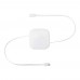 Gloas Aufrollbares 5 in 1 Kabel aus Recyclingmaterial mit Datensynchronisierung und 100 W Schnellladefunktion sowie Smartphone Toolkit, weiss