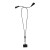 Funi 5 in 1 Lanyard Kabel aus recyceltem Kunststoff für Smartphones mit integrierter Datensynchronisierung und 100 W Schnellladefunktion, schwarz