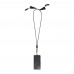 Funi 5 in 1 Lanyard Kabel aus recyceltem Kunststoff für Smartphones mit integrierter Datensynchronisierung und 100 W Schnellladefunktion, schwarz