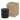 Hunor 3 W kabelloser Lautsprecher aus recyceltem Kunststoff, schwarz