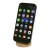 Alcor Klappbare magnetische Smartphonehalterung aus recyceltem Kunststoff mit Bambusdetails, schwarz