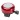 Bellix fietsbel, Rood