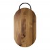 Julienne acacia wood chopping board with handle, Wood