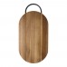 Prestige acacia wood chopping board with bread knife, Wood