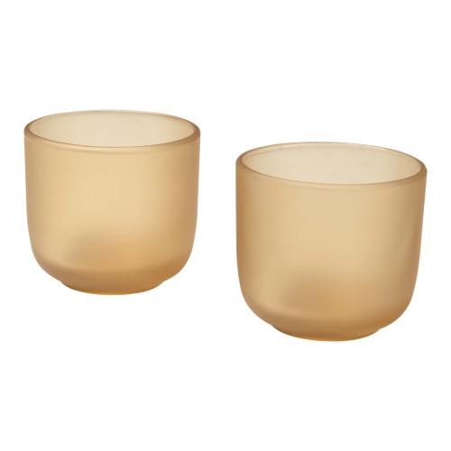Mal 200 ml Glasbecher – 2er-Set, oatmeal
