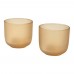 Mal 200 ml Glasbecher – 2er-Set, oatmeal