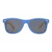 Sun Ray zonnebril van bamboe, Process blue