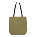 Joey veelzijdige draagtas van GRS gerecycled canvas 14 l, Olijf