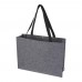 Felta GRS recycled felt gusset tote bag 20L, Medium grey