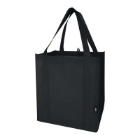 Liberty Tragetasche mit hartem Boden aus recyceltem GRS Non Woven 6 L, schwarz