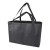 Jumbo GRS recycled non-woven extra large tote bag 65L, Black