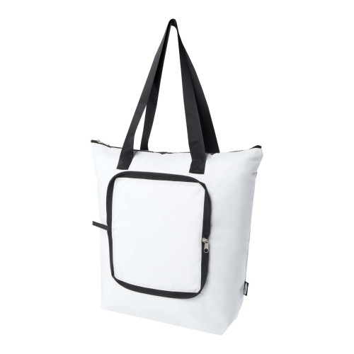 EcoFold faltbare RPET Kühltasche 15 L, weiss EcoFold faltbare RPET Kühltasche 15 L, weiss