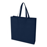 EcoSeal GRS recycled nonwoven gusset tote bag 12L, Navy