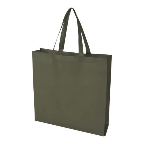EcoSeal GRS-recycelte Nonwoven Tragetasche mit Zeitenfalten 12 L, waldgrün EcoSeal GRS-recycelte Nonwoven Tragetasche mit Zeitenfalten 12 L, waldgrün