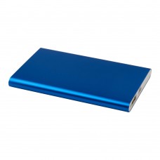 Pep aluminium powerbank 4000 mAh, Koningsblauw