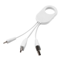 Troop 3-in-1 Ladekabel, weiss