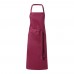 Viera 240 g/m² apron, Burgundy