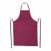 Viera 240 g/m² apron, Burgundy