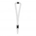 Yogi Lanyard mit Sicherheitsverschluss, weiss