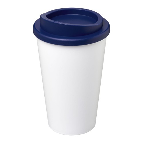 Americano® 350 ml Isolierbecher. weiss, blau