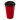 Americano® 350 ml Isolierbecher. rot, schwarz