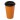 Americano® 350 ml Isolierbecher. orange, schwarz
