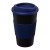 Americano® 350 ml geïsoleerde beker met grip. Zwart, Blauw