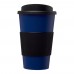 Americano® 350 ml insulated tumbler with grip. Blue, Black