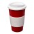 Americano® 350 ml geïsoleerde beker met grip. Rood, Wit