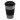 Americano® 350 ml Isolierbecher mit Schutzring. silber, schwarz