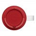 Americano® Grande 350 ml insulated mug. White, Red