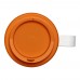 Americano® Grande 350 ml insulated mug. White, Orange