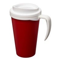 Americano® Grande 350 ml insulated mug. Red, White