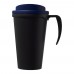Americano® Grande 350 ml insulated mug. Black, Blue