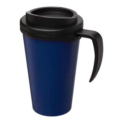 Americano® Grande 350 ml insulated mug. Blue, Black