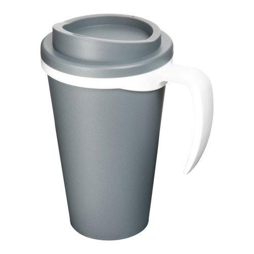 Americano® Grande 350 ml insulated mug. Grey, White