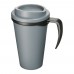 Americano® grande 350 ml geïsoleerde beker. Grijs, Zwart