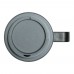 Americano® grande 350 ml geïsoleerde beker. Grijs, Zwart