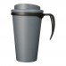 Americano® grande 350 ml geïsoleerde beker. Grijs, Zwart