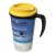 Brite Americano® grande 350 ml geïsoleerde beker. Zwart, Geel