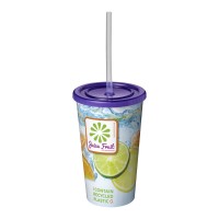 Brite Americano® 350 ml dubbelwandige beker, Paars