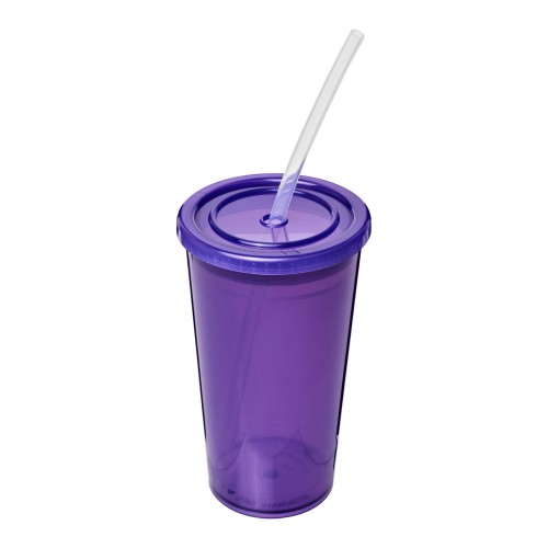 Stadium 350 ml dubbelwandige beker, Paars